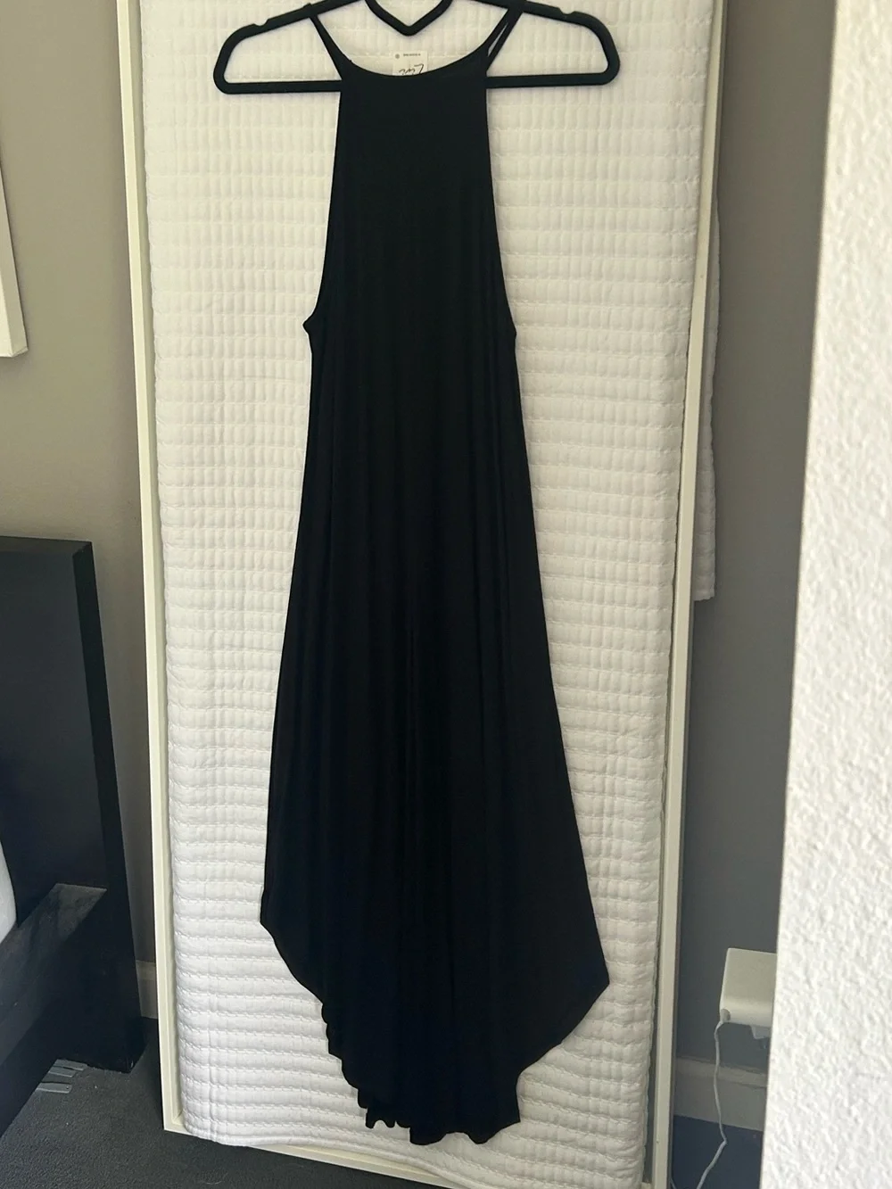 Livi by Olivia Rae Black High-Neck High-Low Maxi Dress - Picture 9 of 9
